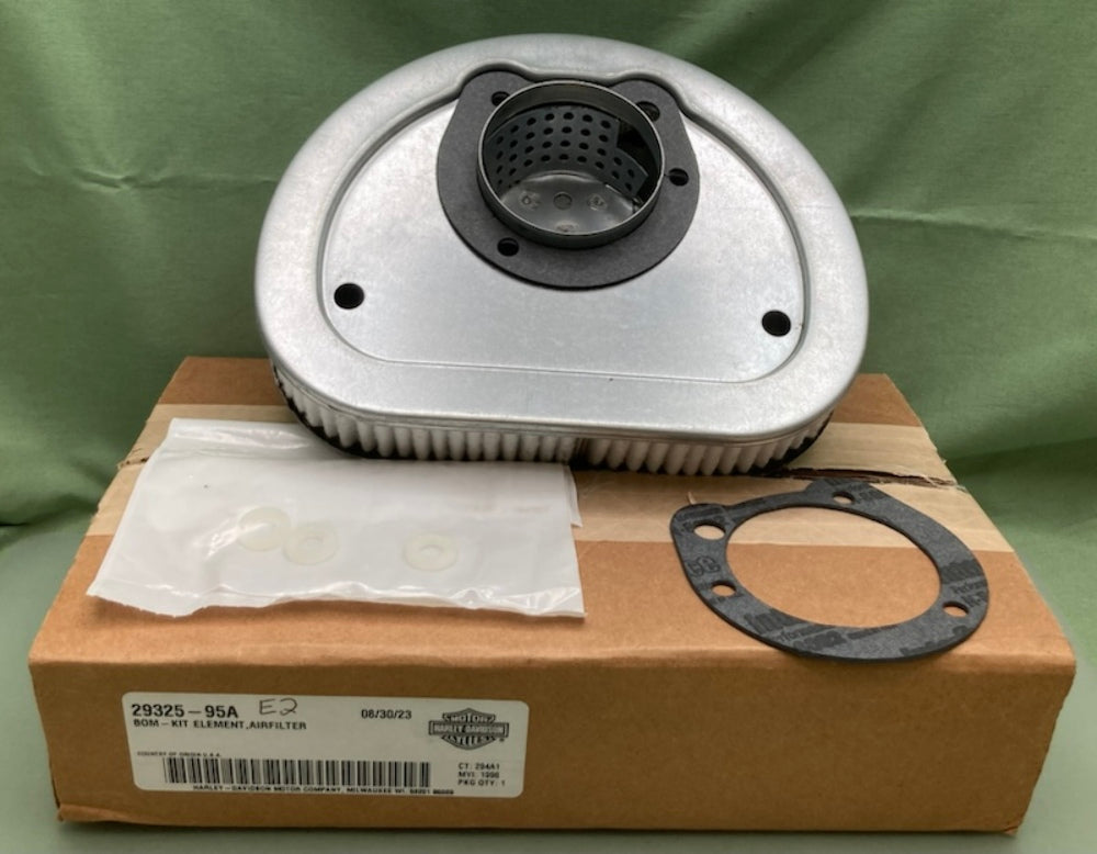Harley Davidson 29325-95A Bom Kit Air Filter Element New Genuine