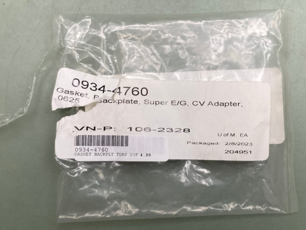 S&S 106-2328 Backplate Gasket for CV Adaptor .0625"  0934-4760 New Genuine