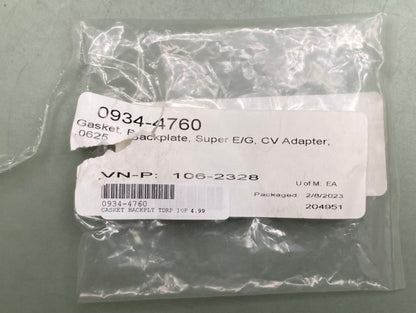 S&S 106-2328 Backplate Gasket for CV Adaptor .0625"  0934-4760 New Genuine