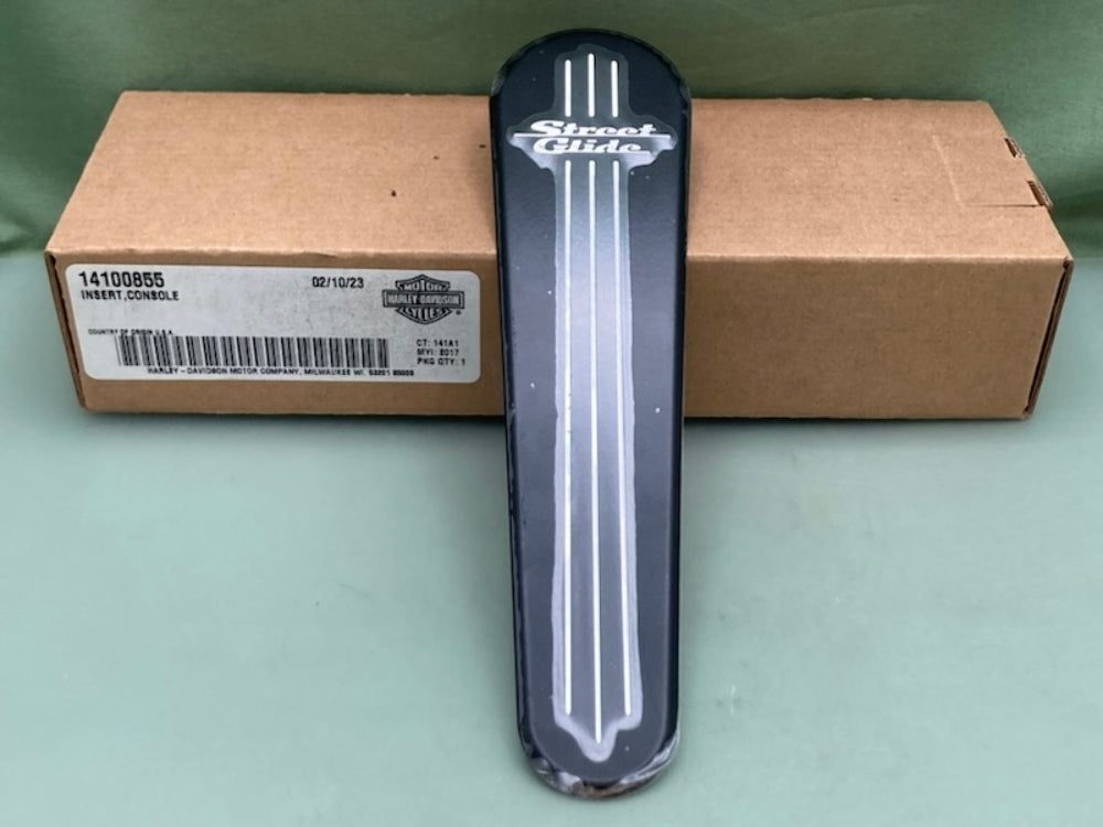 Harley Davidson 14100855 Console Insert New Genuine