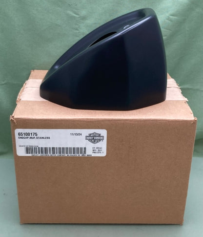 Harley Davidson 65100175 ENDCAP MUFFLER STAINLESS New Genuine