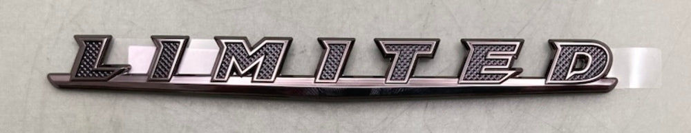 Harley Davidson 14101279 MEDALLION NAMEPLATE FR FND BLK New Genuine