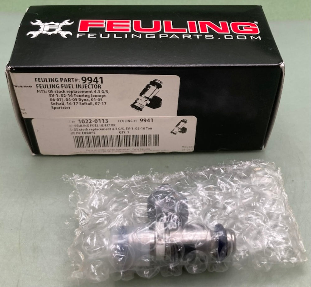 Feuling 9941 Fuel Injector 1022-0113 New Genuine