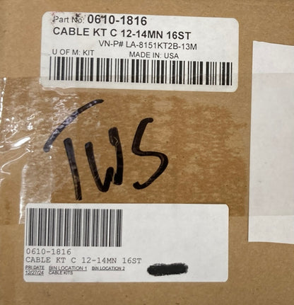 LA Choppers LA-8151KT2B-13M Cable Kit C 12-14MN 16ST 0610-1816 New Genuine