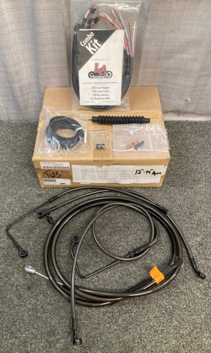 LA Choppers LA-8151KT2B-13M Cable Kit C 12-14MN 16ST 0610-1816 New Genuine