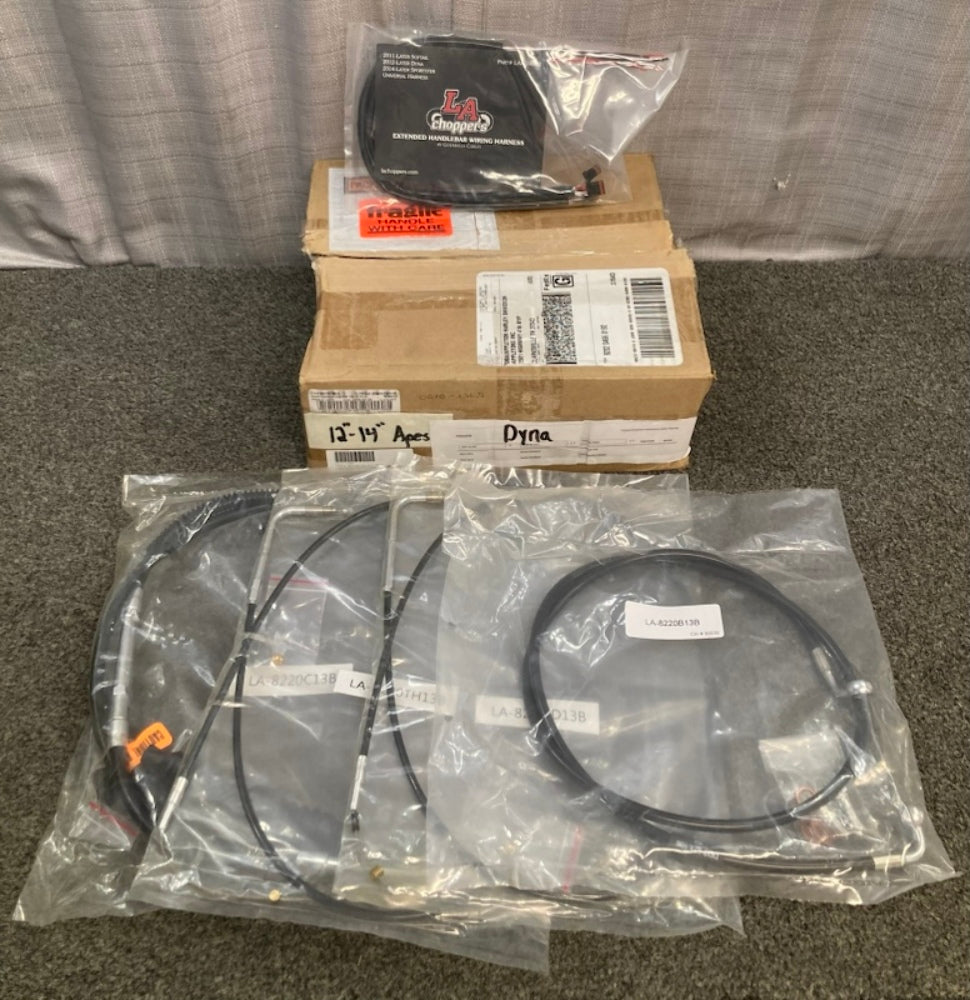 LA Choppers LLA-8220KT2-13B  Cable Kit CB 12-14 FLD 0610-1365 New Genuine