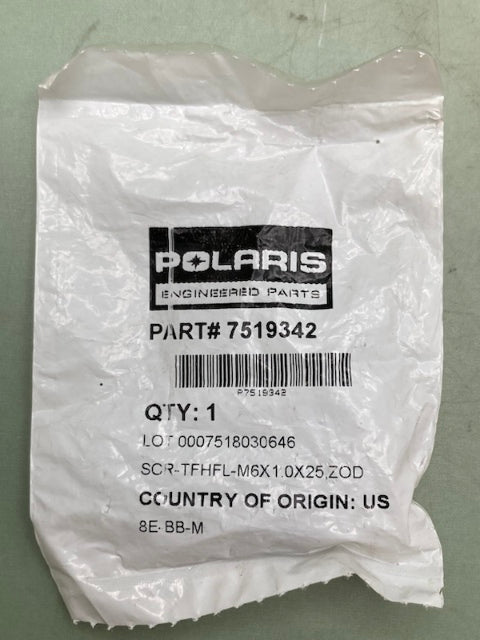 Polaris 7519342 SCREW New Genuine