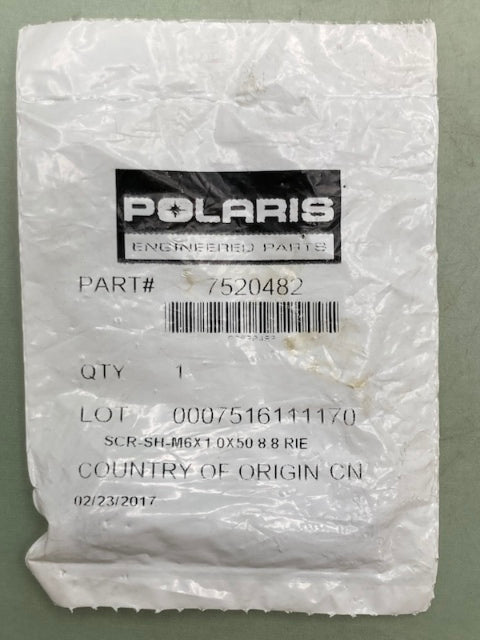 QTY 2 Polaris 7520482 SCREW New Genuine