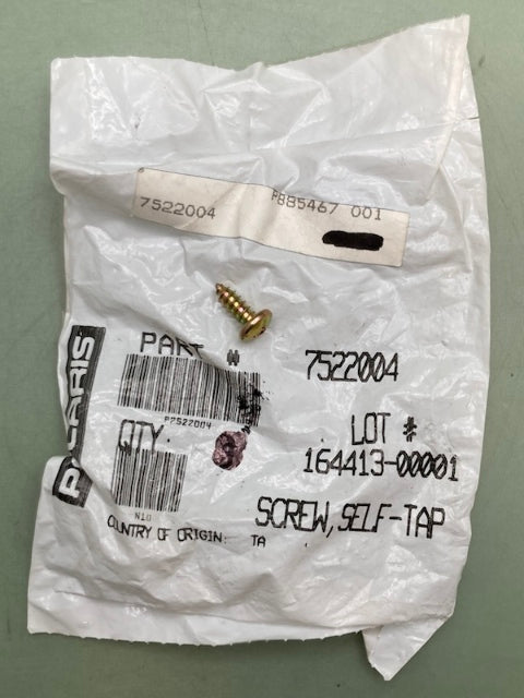 QTY 8 Polaris 7522004 Screw, Self-Tap New Genuine