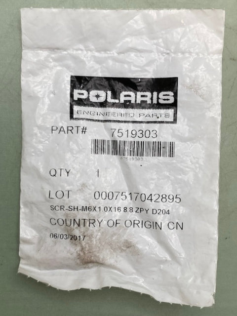 Polaris 7519303 SCREW New Genuine