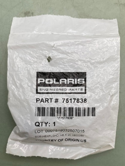 QTY 5 Polaris 7517838 HEX FLANGED SCREW New Genuine