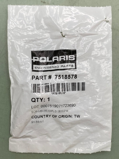 QTY 2 Polaris 7518578 SCREW New Genuine