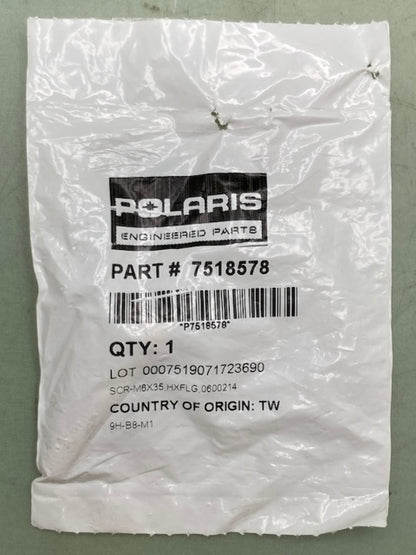 QTY 2 Polaris 7518578 SCREW New Genuine