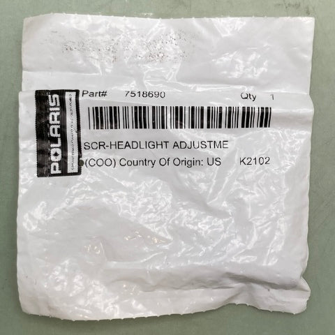 Polaris 7518690 HEADLIGHT ADJUSTMENT SCREW New Genuine