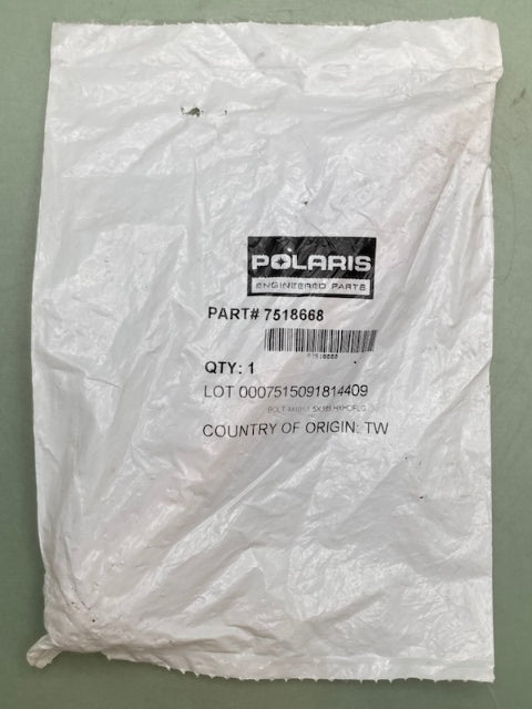 Polaris 7518668 BOLT New Genuine