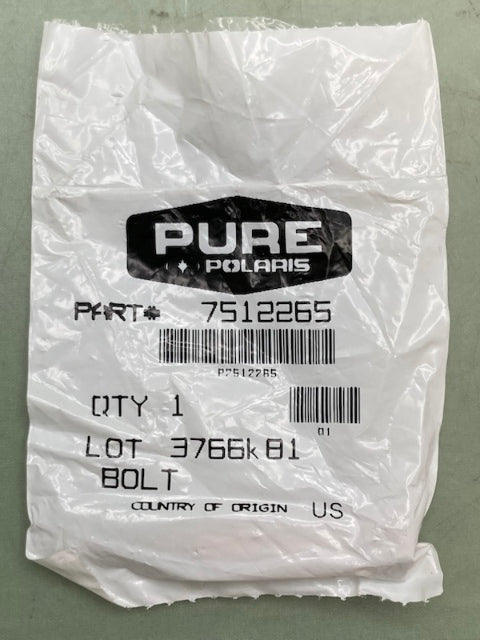 QTY 3 Polaris 7512265 BOLT New Genuine