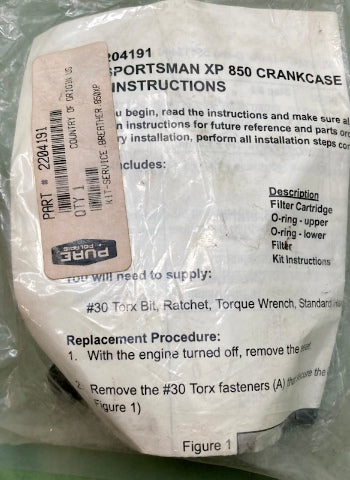 Polaris 2204191 Carriage, Filter, Outlet New Genuine