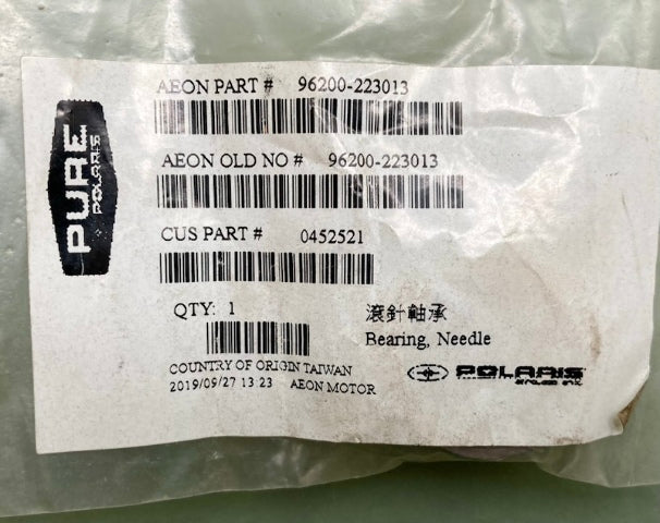 Polaris 0452521 Bearing, Needle New Genuine