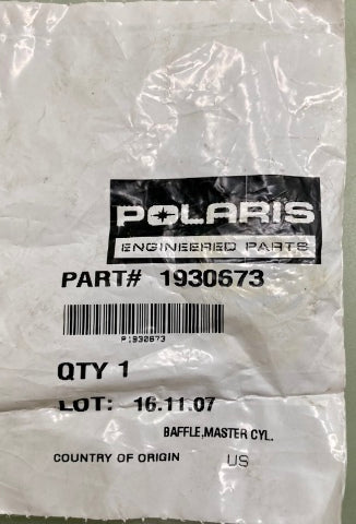 Polaris 1930673 Baffle, Master, Cyl.  New Genuine