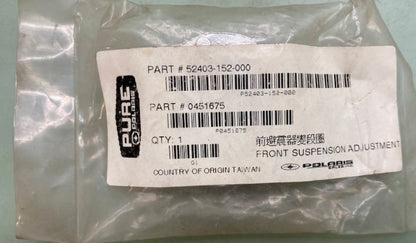 Polaris 0451675 Collar, Adjustment, Spring, Front New Genuine