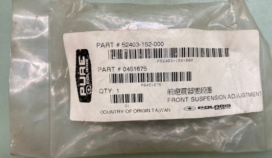 Polaris 0451675 Collar, Adjustment, Spring, Front New Genuine