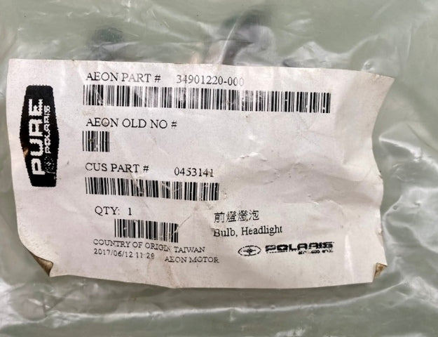Polaris 0453141 Bulb, Headlight New Genuine