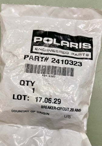 Polaris 2410323 Circuit, Breaker, 20, Amp New Genuine