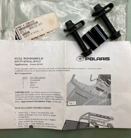 Polaris 2205499 K-Svc, Hdwr, Wshld, Polyfx, Ttn New Genuine