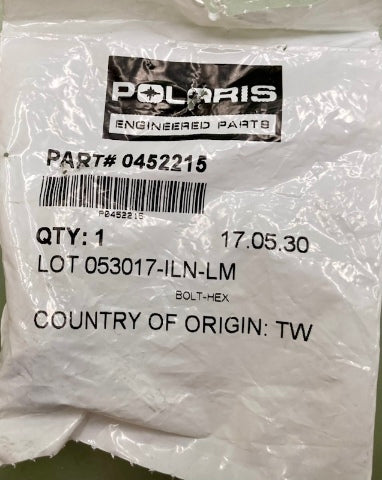 Qty 2 Polaris 0452215 Bolt New Genuine