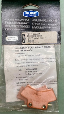 Polaris 2200899  Kit, R. Brake Pad, Hvy. Duty New Genuine