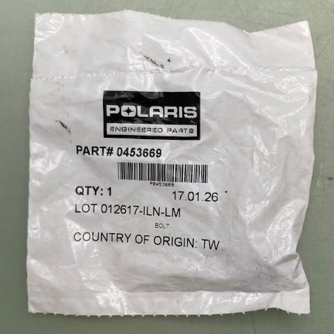 Polaris 0453669 BOLT New Genuine