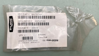 Polaris 0450116 Valve, Set, Needle New Genuine