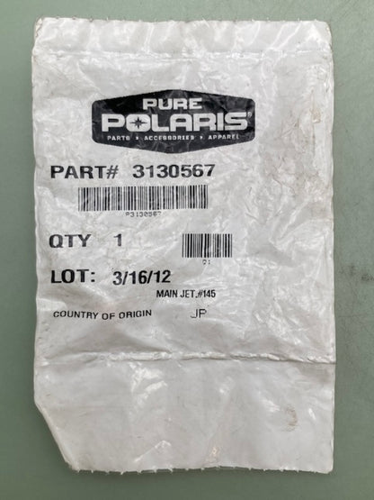 Polaris 3130567 Main, Jet, #145 3131303 New Genuine