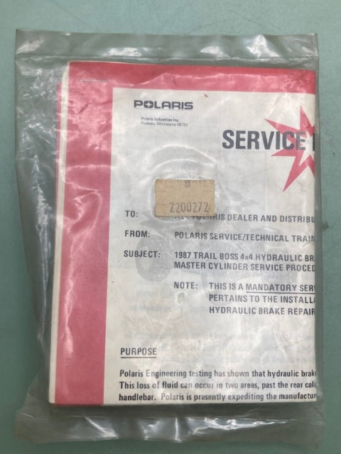 Polaris 2200272 BRAKE REPAIR KIT New Genuine