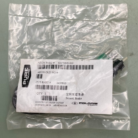 Polaris 0453815 CABLE, SENSOR, BRAKE New Genuine