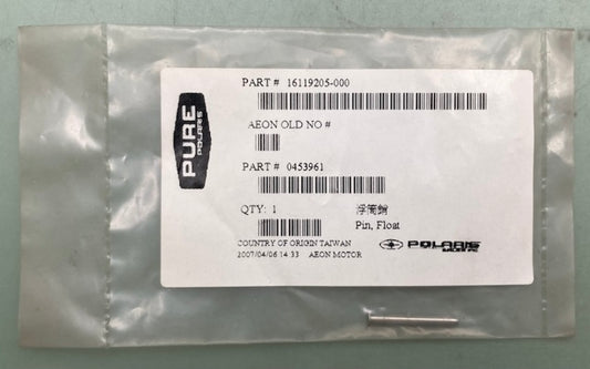 Polaris 0453961 PIN, FLOAT New Genuine