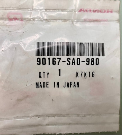 Qty 2 Honda 90167-SA0-980 Nut (5Mm) New Genuine