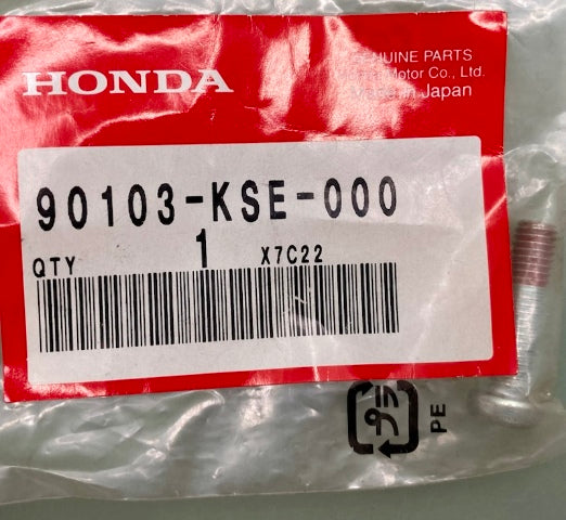 Honda 90103-KSE-000 Bolt (6X25) New Genuine