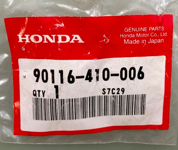Honda 90116-410-006 Bolt (8X25) New Genuine