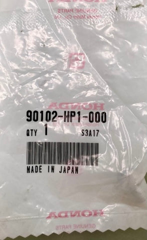 Honda 90102-HP1-000 Bolt, Socket, (6X10) New Genuine