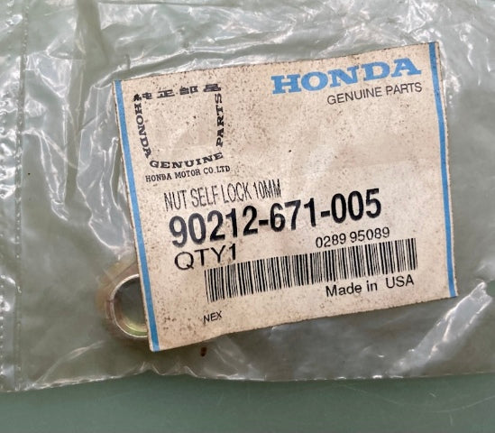Honda 90212-671-005 Nut (10Mm) New Genuine