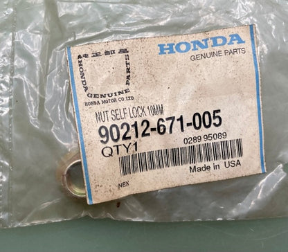 Honda 90212-671-005 Nut (10Mm) New Genuine