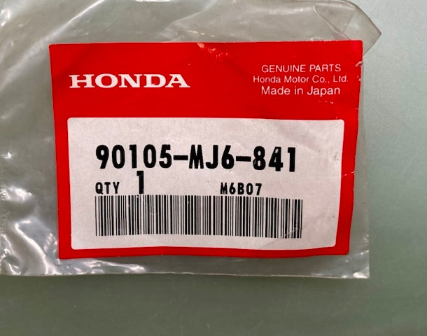 Honda 90105-MJ6-841 Screw A (Lower) New Genuine