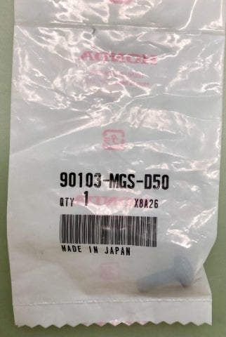Honda 90103-MGS-D50 Screw, Truss, (5X16) New Genuine
