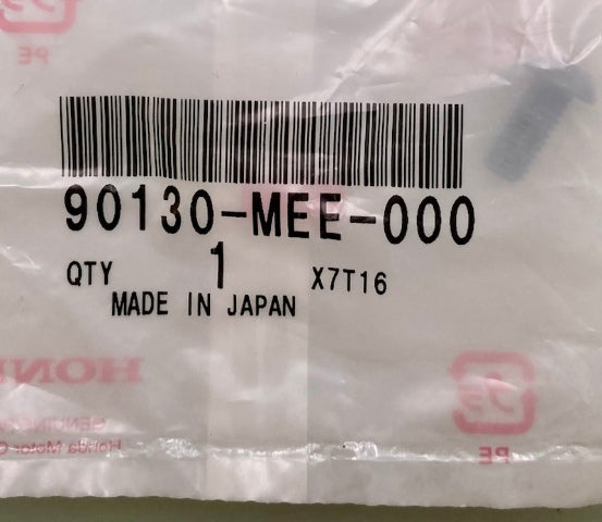 Honda 90130-MEE-000  Bolt, Socket, (6X13) New Genuine