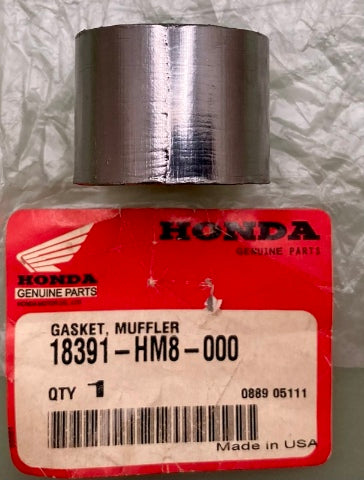 Honda 18391-HM8-000 Gasket, Muffler New Genuine
