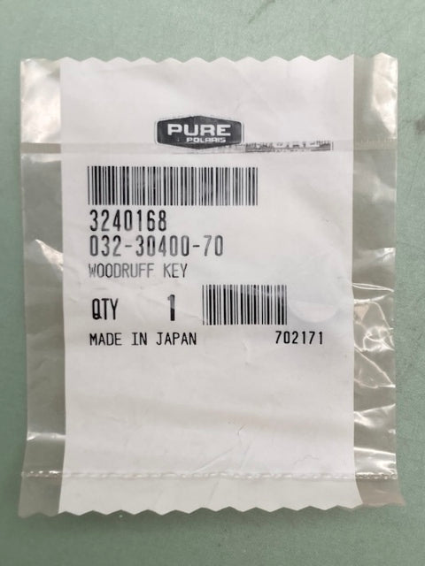 QTY 2 Polaris 3240168 WOODRUFF KEY New Genuine