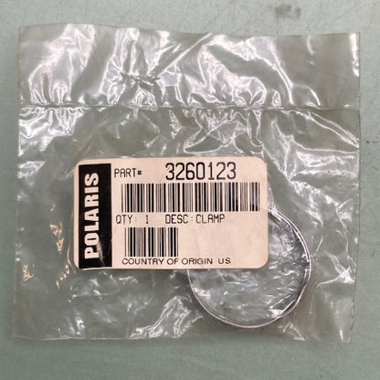 QTY 2 Polaris 3260123 BAND CLAMP New Genuine