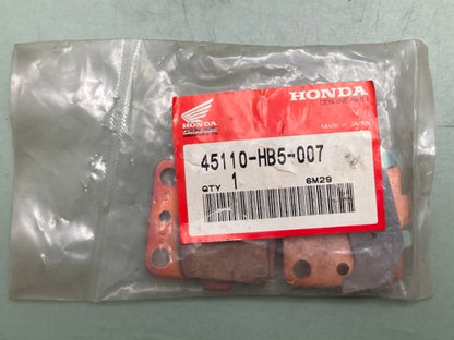 Honda 45110-HB5-007 FRONT BRAKE PAD SET New Genuine