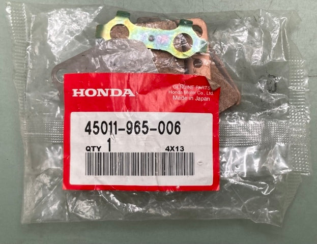 Honda 45011-965-006 BRAKE PAD SET New Genuine
